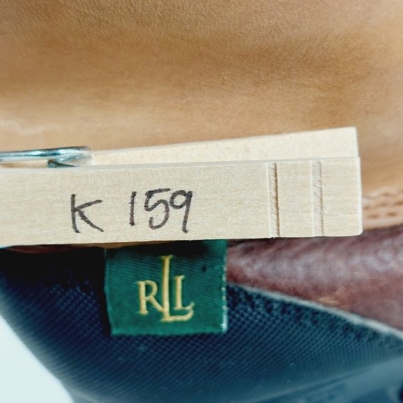 Lauren Ralph Lauren ]Tan Brown Fur Lined Mid Calf Quinta Duck Lace Boots K159 - Picture 11 of 11